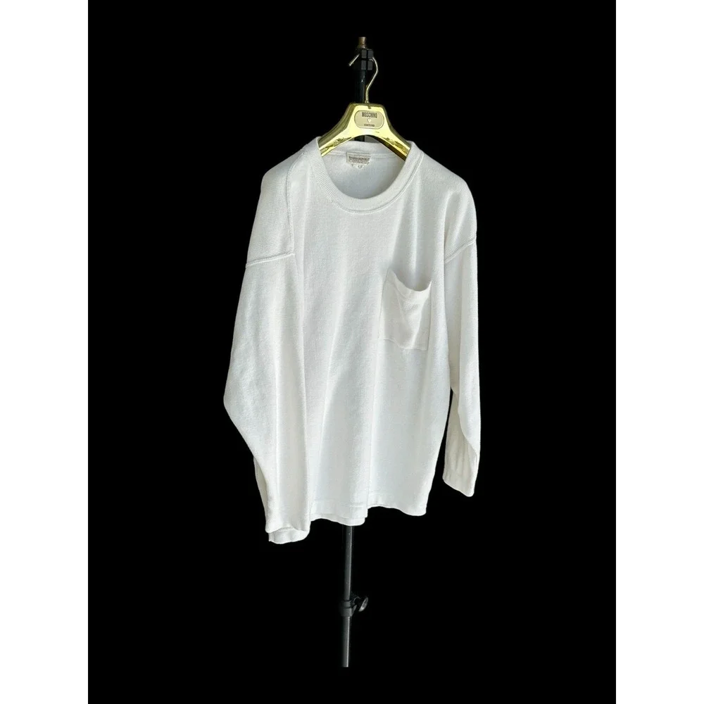 True‎ Vintage Banana Republic Safari Pocket Sweatshirt Sz Small Oversized